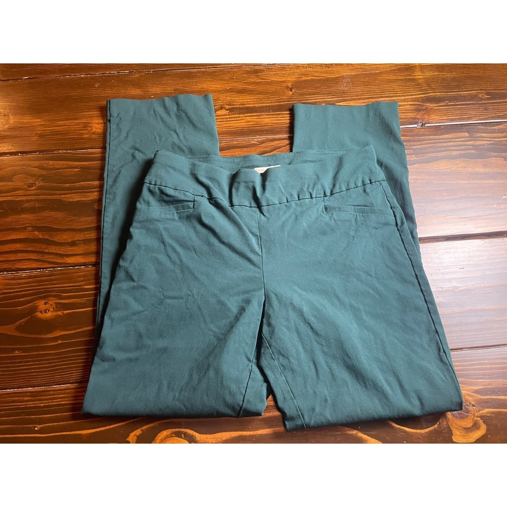 Cooper & ella Pants, Women's Size 14, Green, Pull On, Dress Pants